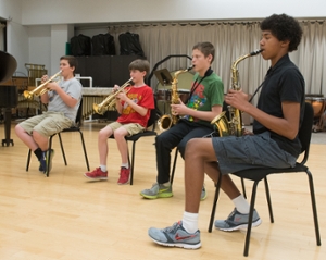 Students perform at Jazz Camp